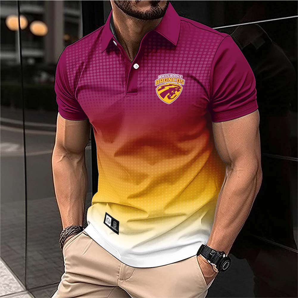Auspiritmerch Brisbane Broncos Personalized Polo Shirt Gift For Fans