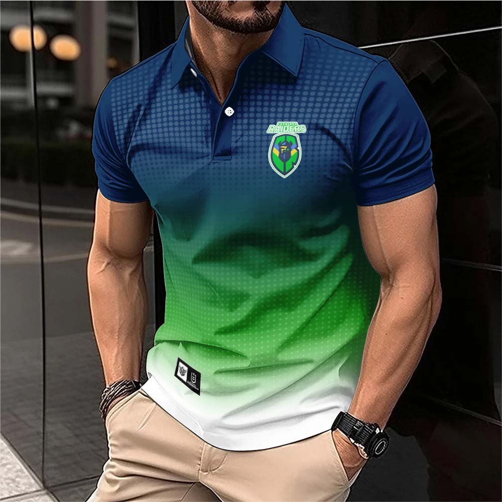 Auspiritmerch Canberra Raiders Personalized Polo Shirt Gift For Fans