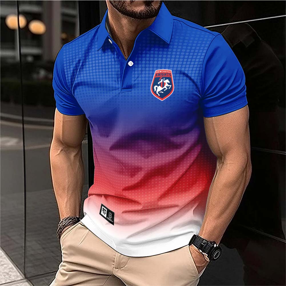 Auspiritmerch Newcastle Knights Personalized Polo Shirt Gift For Fans