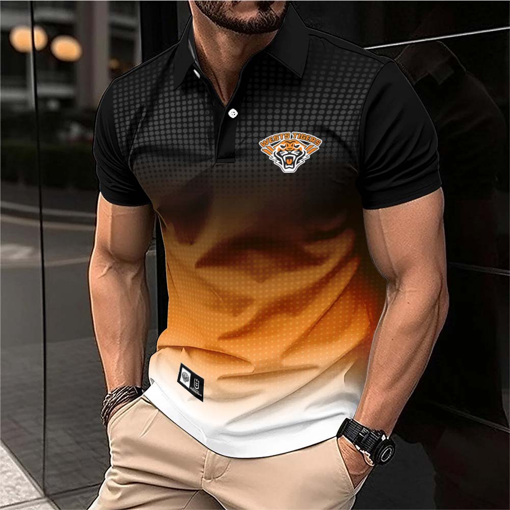 Auspiritmerch Wests Tigers Personalized Polo Shirt Gift For Fans