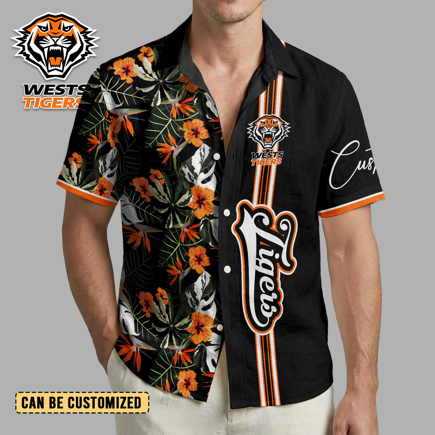 Auspiritmerch Wests Tigers Personalized Hawaiian Shirt Gift For Fans