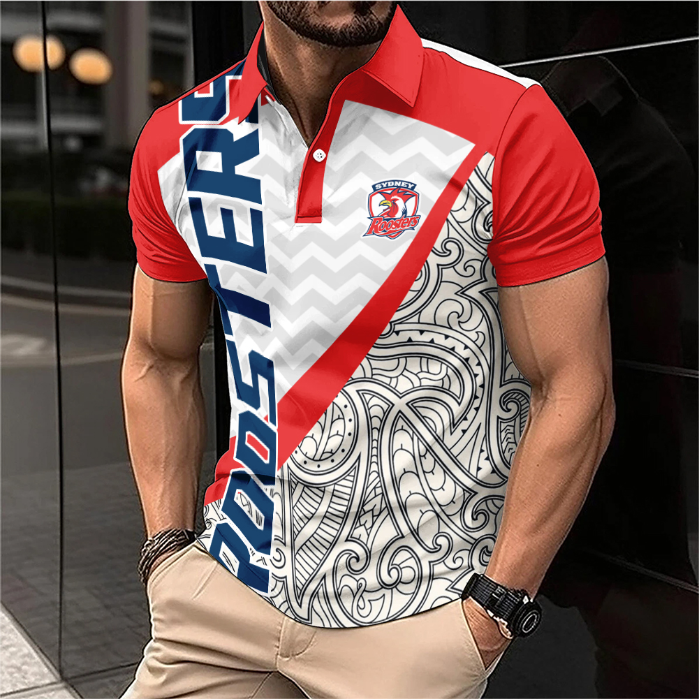 Auspiritmerch Sydney Roosters Personalized Polo Shirt Gift For Fans