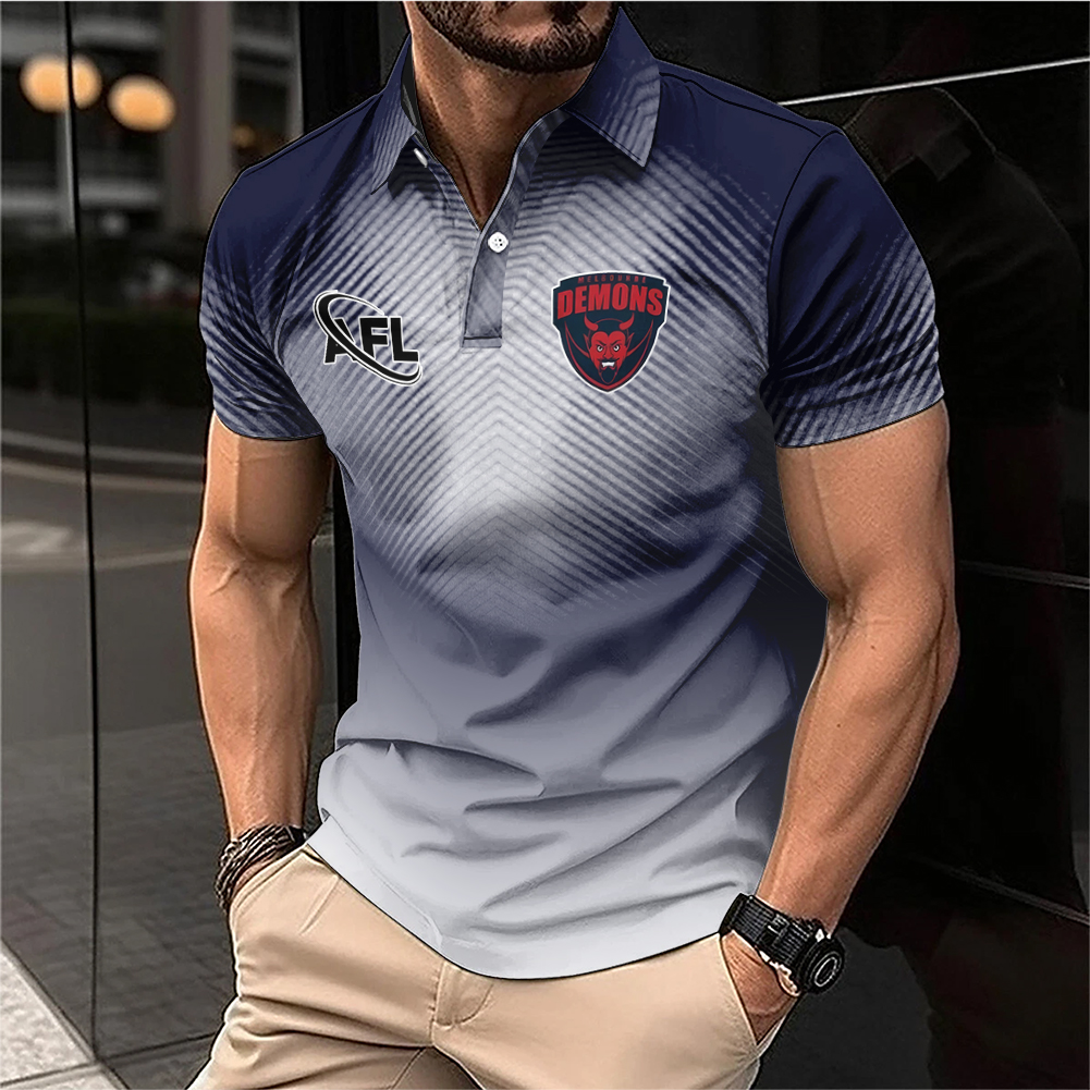 Auspiritmerch Melbourne Demons Personalized Polo Shirt Gift For Fans
