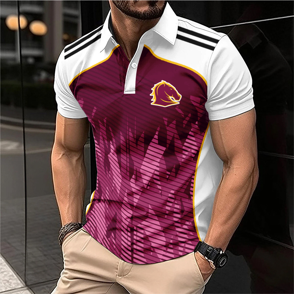 Auspiritmerch Brisbane Broncos Personalized Polo Shirt Gift For Fans