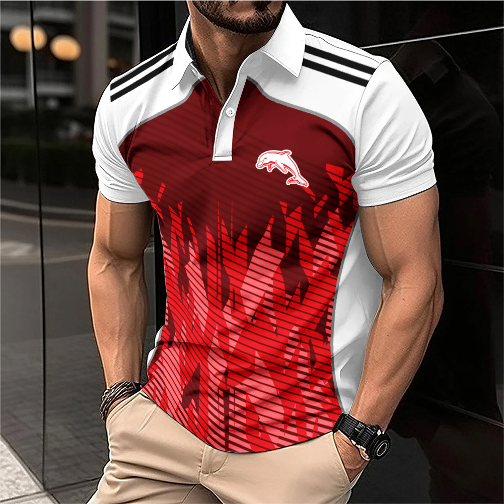 Auspiritmerch Dolphins Personalized Polo Shirt Gift For Fans