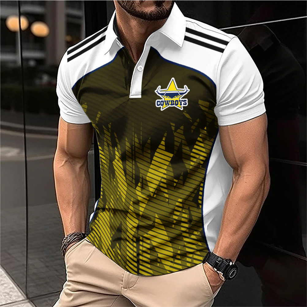 Auspiritmerch North Queensland Cowboys Personalized Polo Shirt Gift For Fans