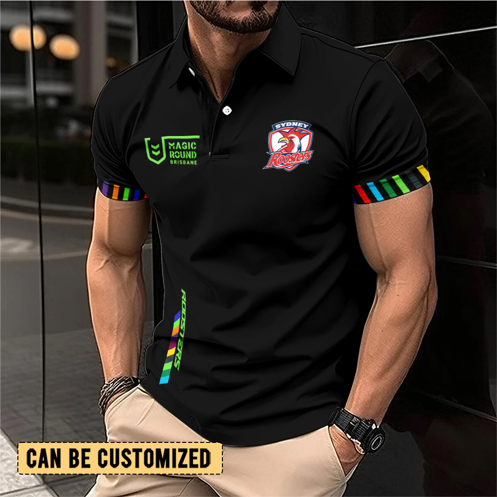 Auspiritmerch Sydney Roosters Personalized Polo Shirt Gift For Fans