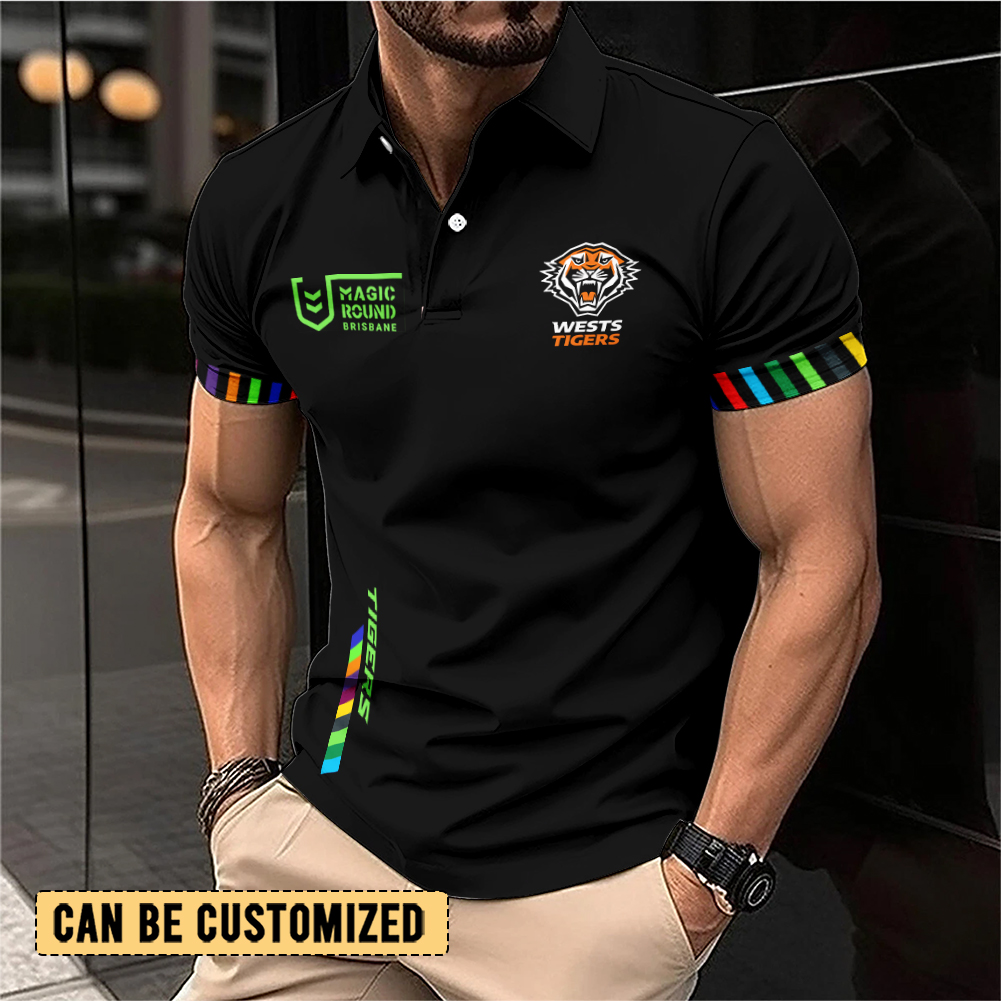 Auspiritmerch Wests Tigers Personalized Polo Shirt Gift For Fans