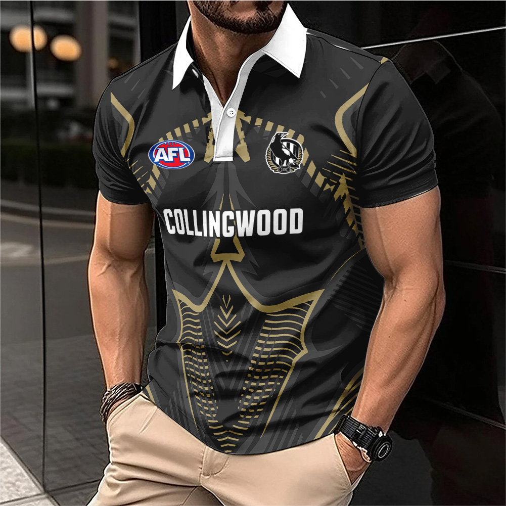 Auspiritmerch Collingwood Magpies Personalized Polo Shirt Gift For Fans