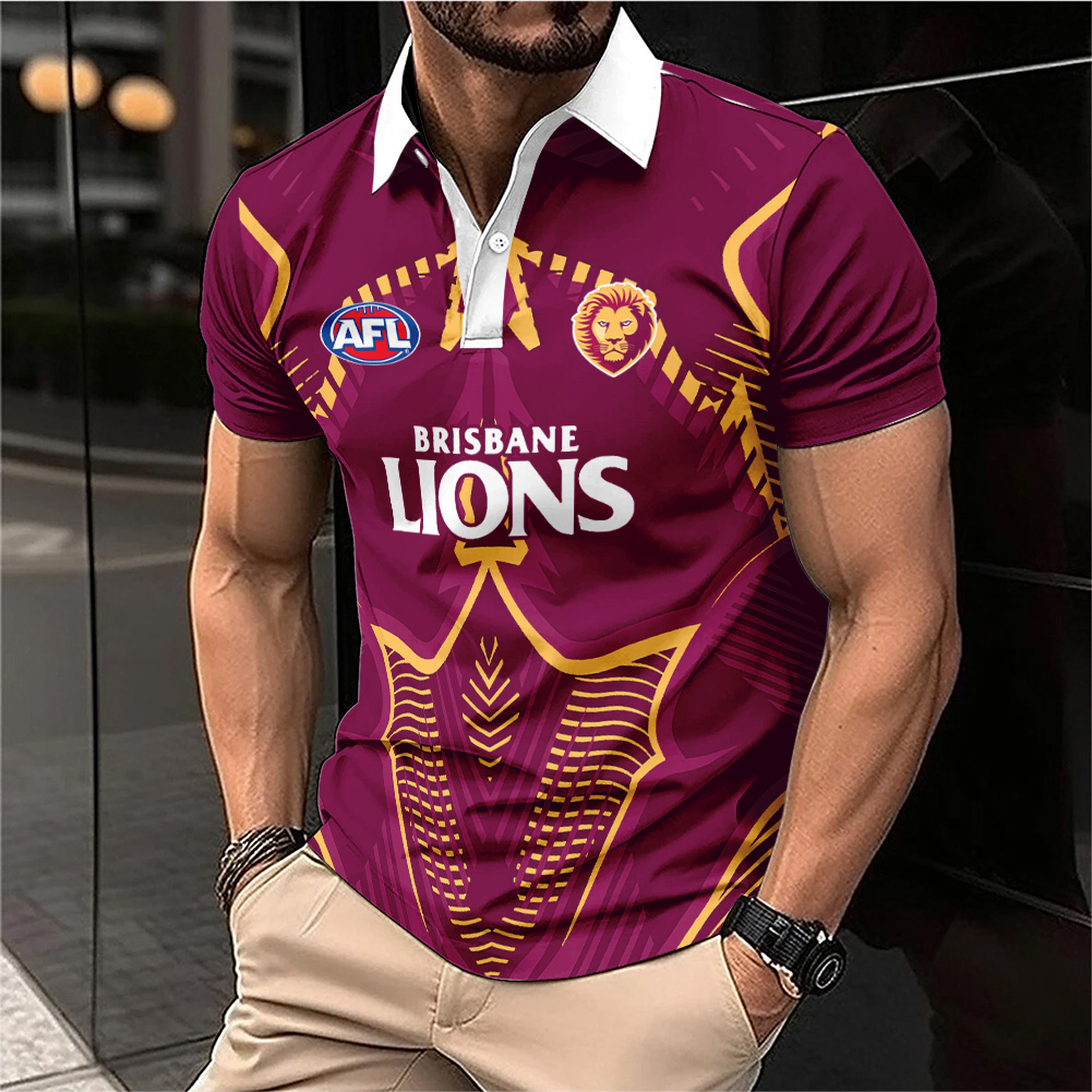 Auspiritmerch Brisbane Lions Personalized Polo Shirt Gift For Fans