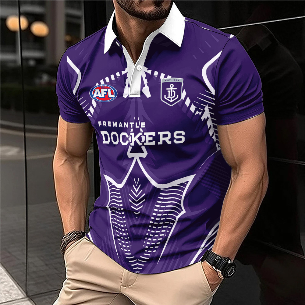 Auspiritmerch Fremantle Dockers Personalized Polo Shirt Gift For Fans