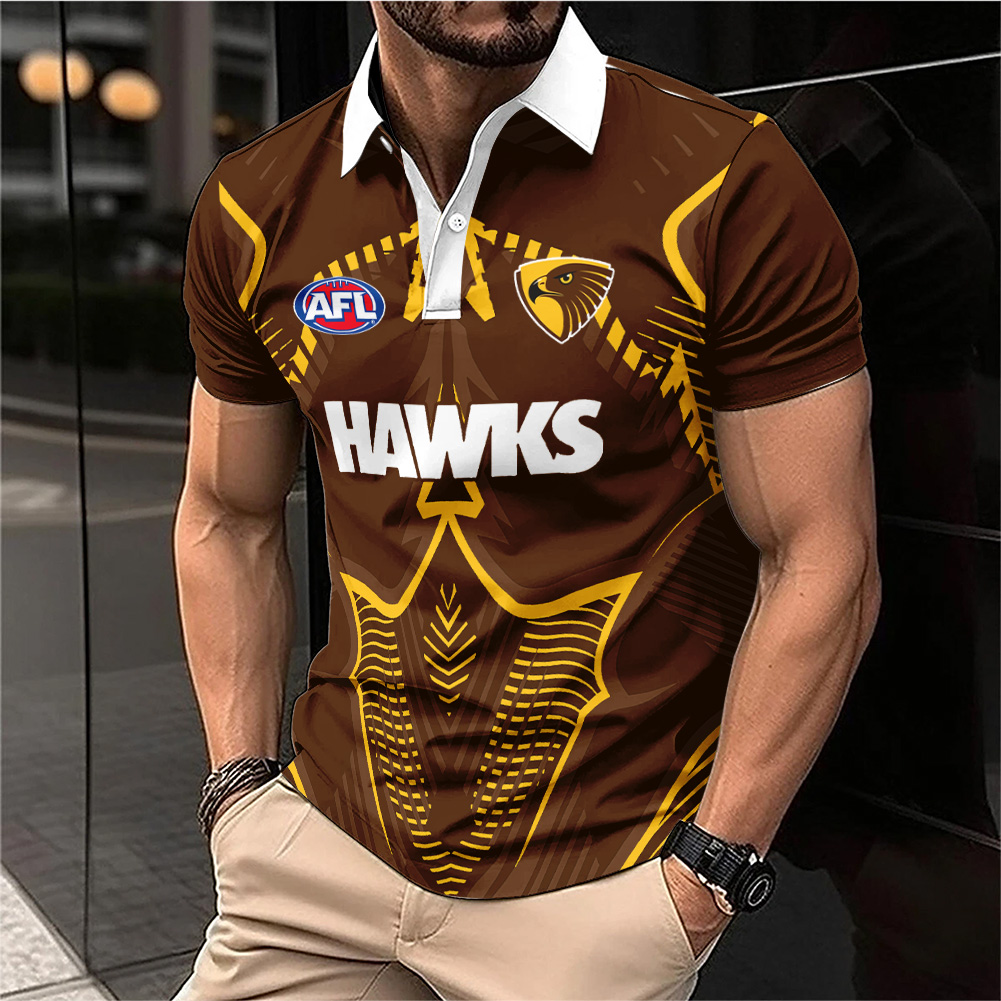 Auspiritmerch Hawthorn Hawks Personalized Polo Shirt Gift For Fans