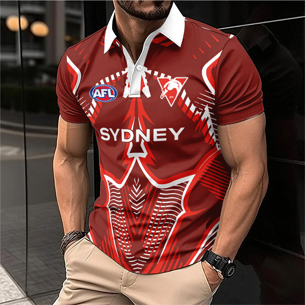 Auspiritmerch Sydney Swans Personalized Polo Shirt Gift For Fans
