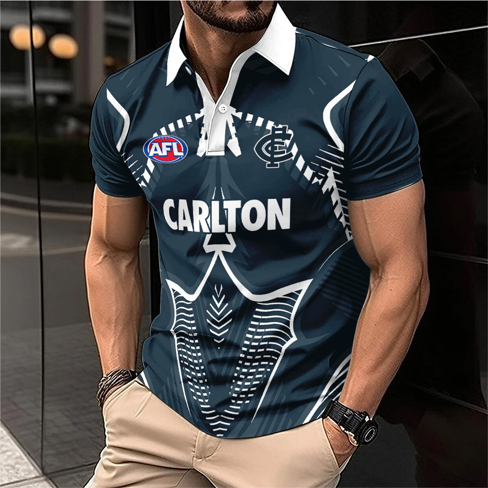 Auspiritmerch Carlton Blues Personalized Polo Shirt Gift For Fans