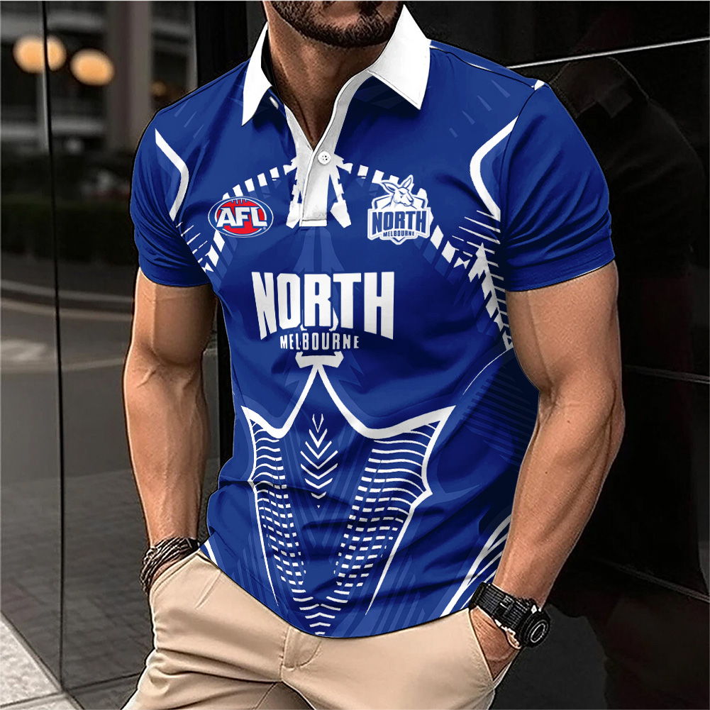 Auspiritmerch North Melbourne Personalized Polo Shirt Gift For Fans