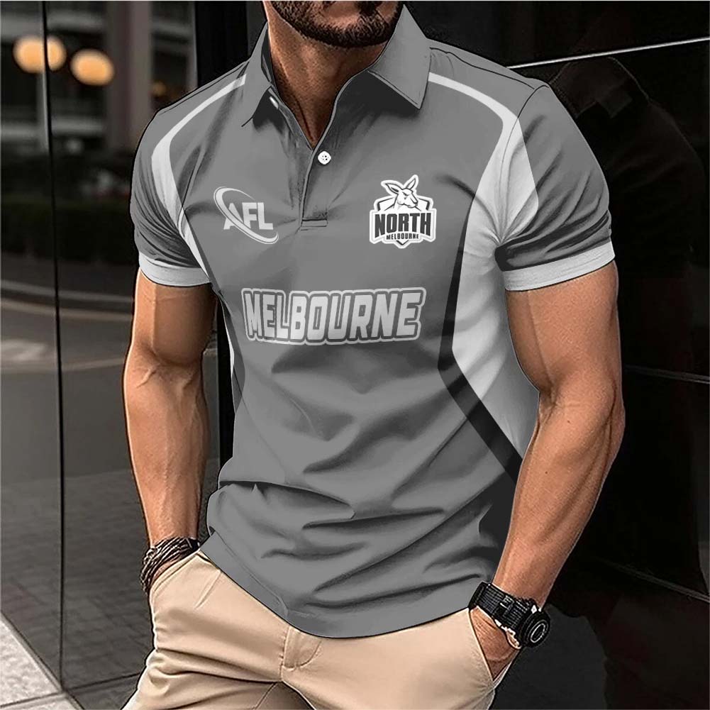 Auspiritmerch North Melbourne Personalized Polo Shirt Gift For Fans