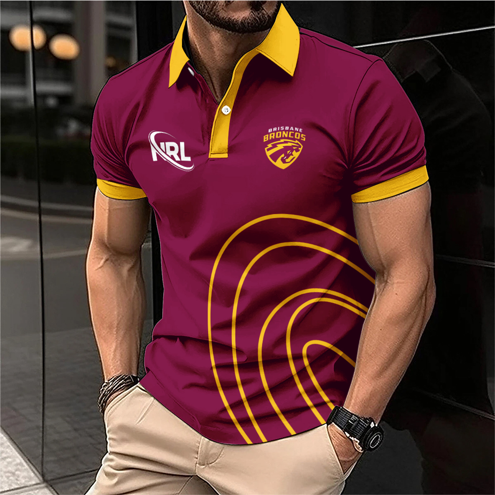 Auspiritmerch Brisbane Broncos Personalized Polo Shirt Gift For Fans
