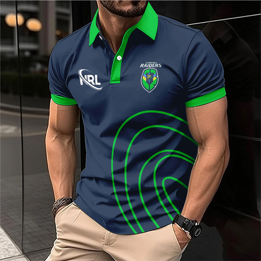 Auspiritmerch Canberra Raiders Personalized Polo Shirt Gift For Fans