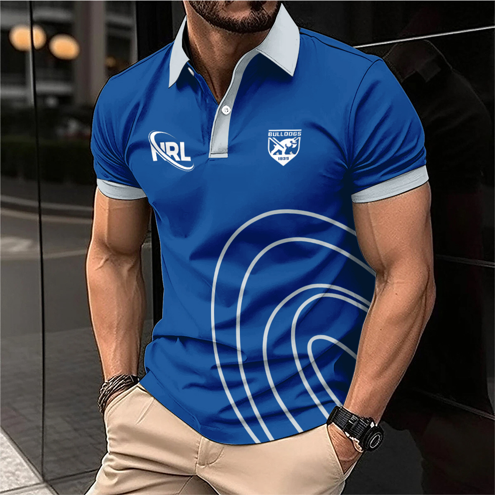 Auspiritmerch Canterbury-Bankstown Bulldogs Personalized Polo Shirt Gift For Fans