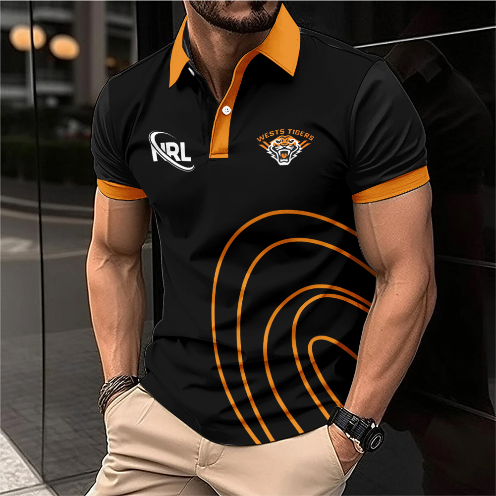 Auspiritmerch Wests Tigers Personalized Polo Shirt Gift For Fans