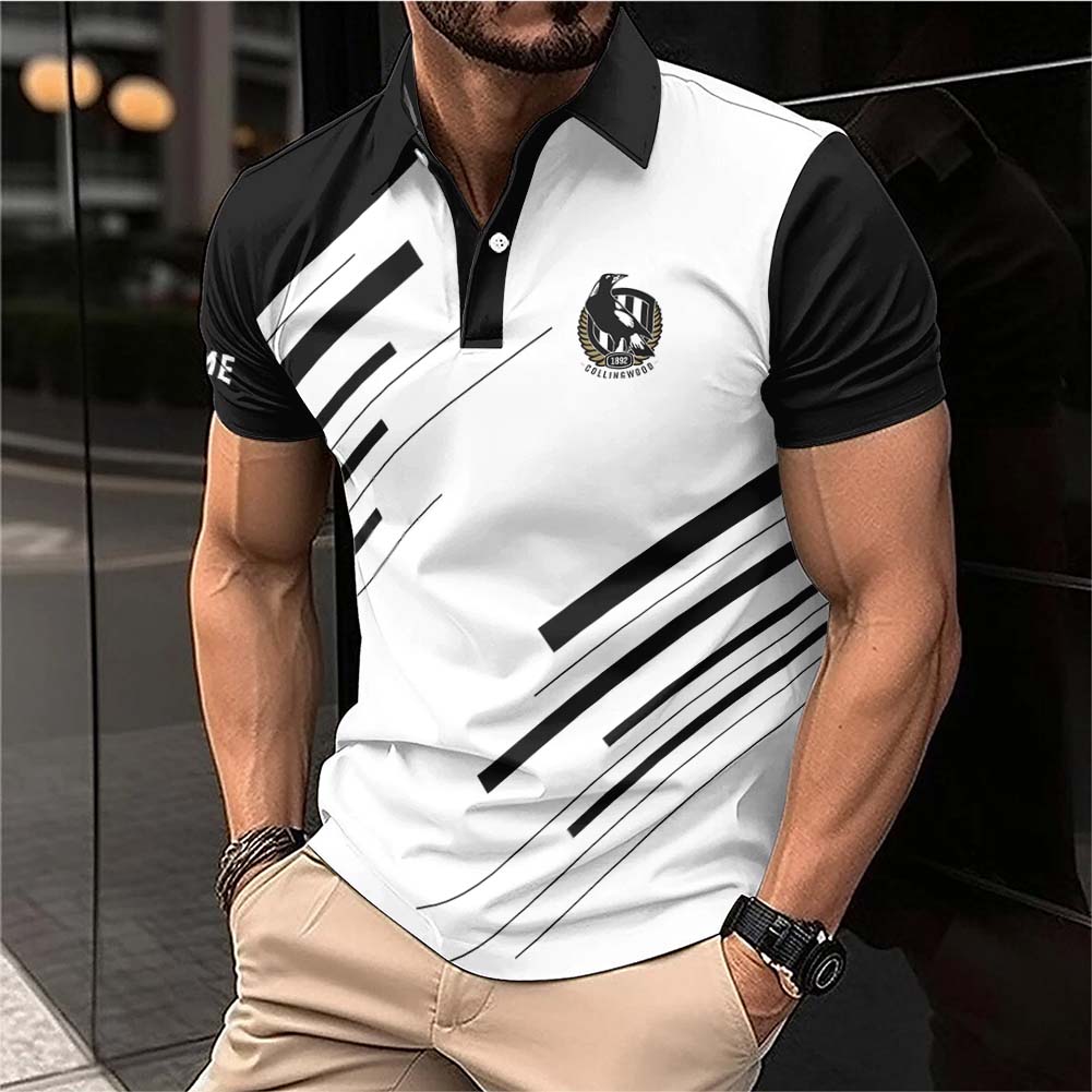 Auspiritmerch Collingwood Magpies Personalized Polo Shirt Gift For Fans