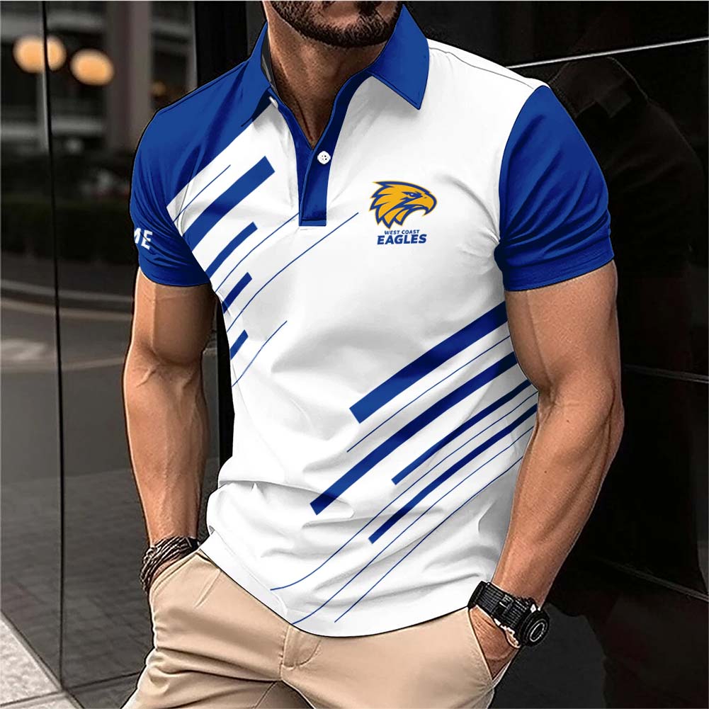 Auspiritmerch West Coast Eagles Personalized Polo Shirt Gift For Fans