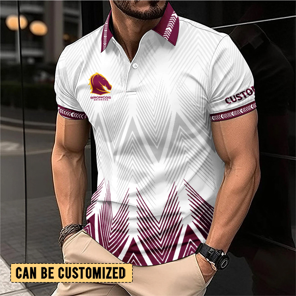 Auspiritmerch Brisbane Broncos Personalized Polo Shirt Gift For Fans