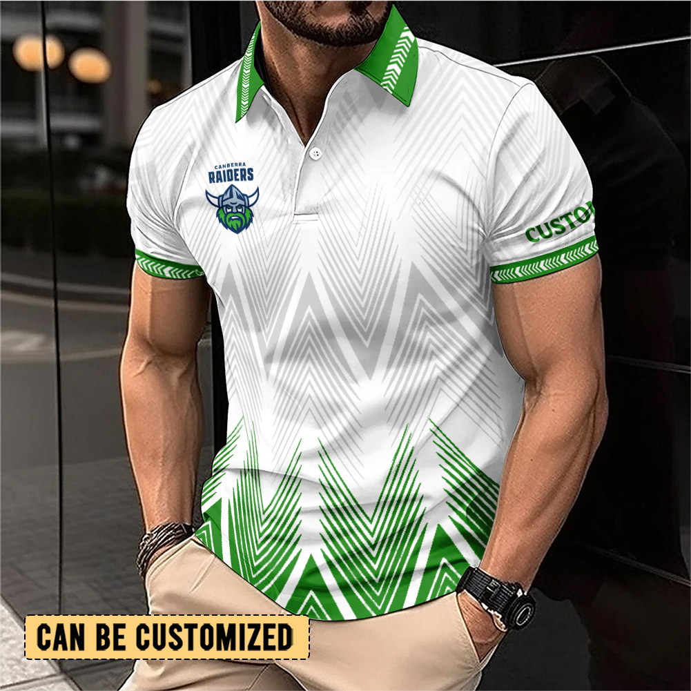 Auspiritmerch Canberra Raiders Personalized Polo Shirt Gift For Fans