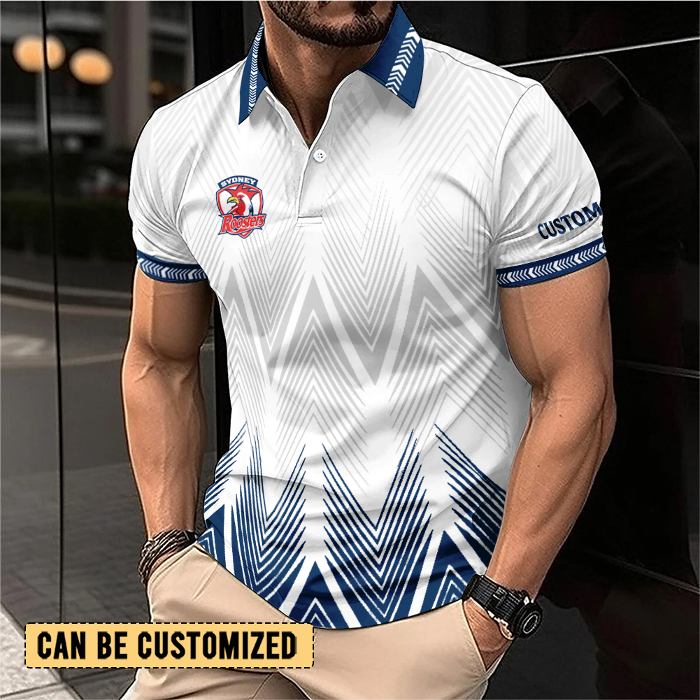 Auspiritmerch Sydney Roosters Personalized Polo Shirt Gift For Fans