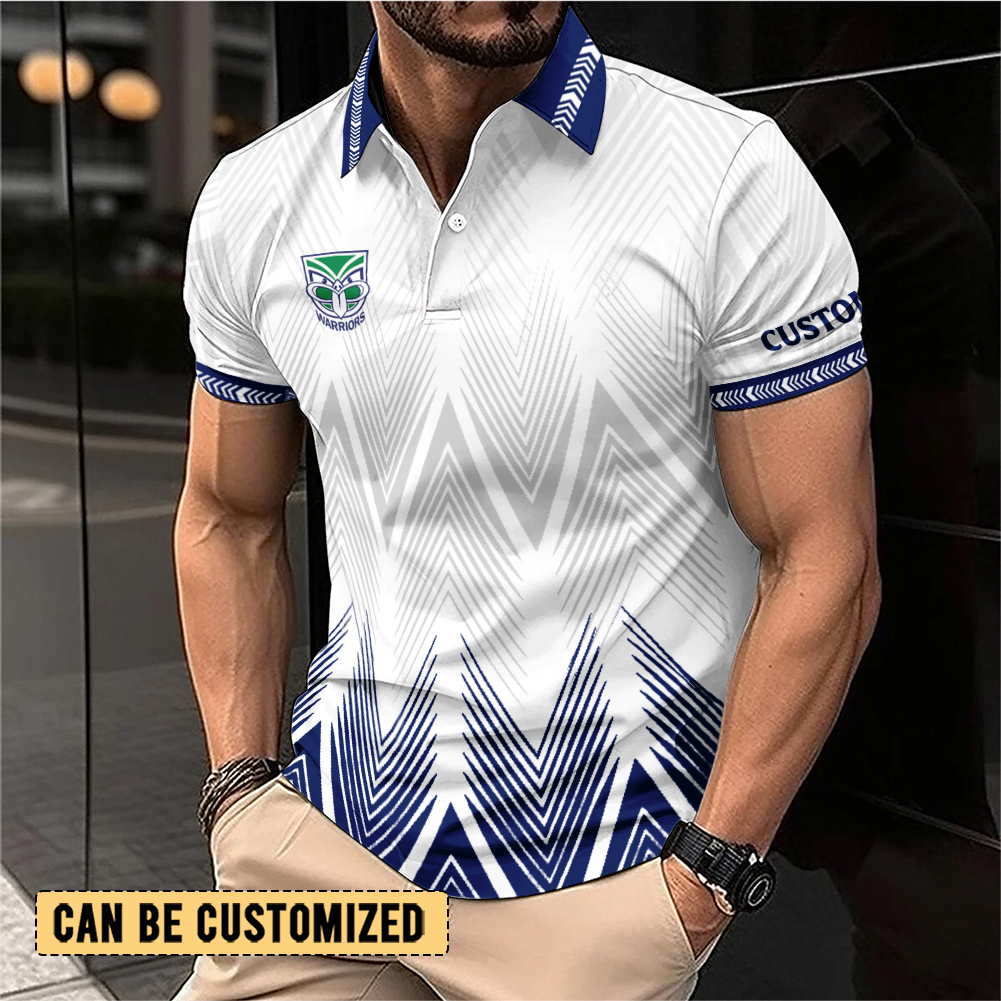 Auspiritmerch New Zealand Warriors Personalized Polo Shirt Gift For Fans