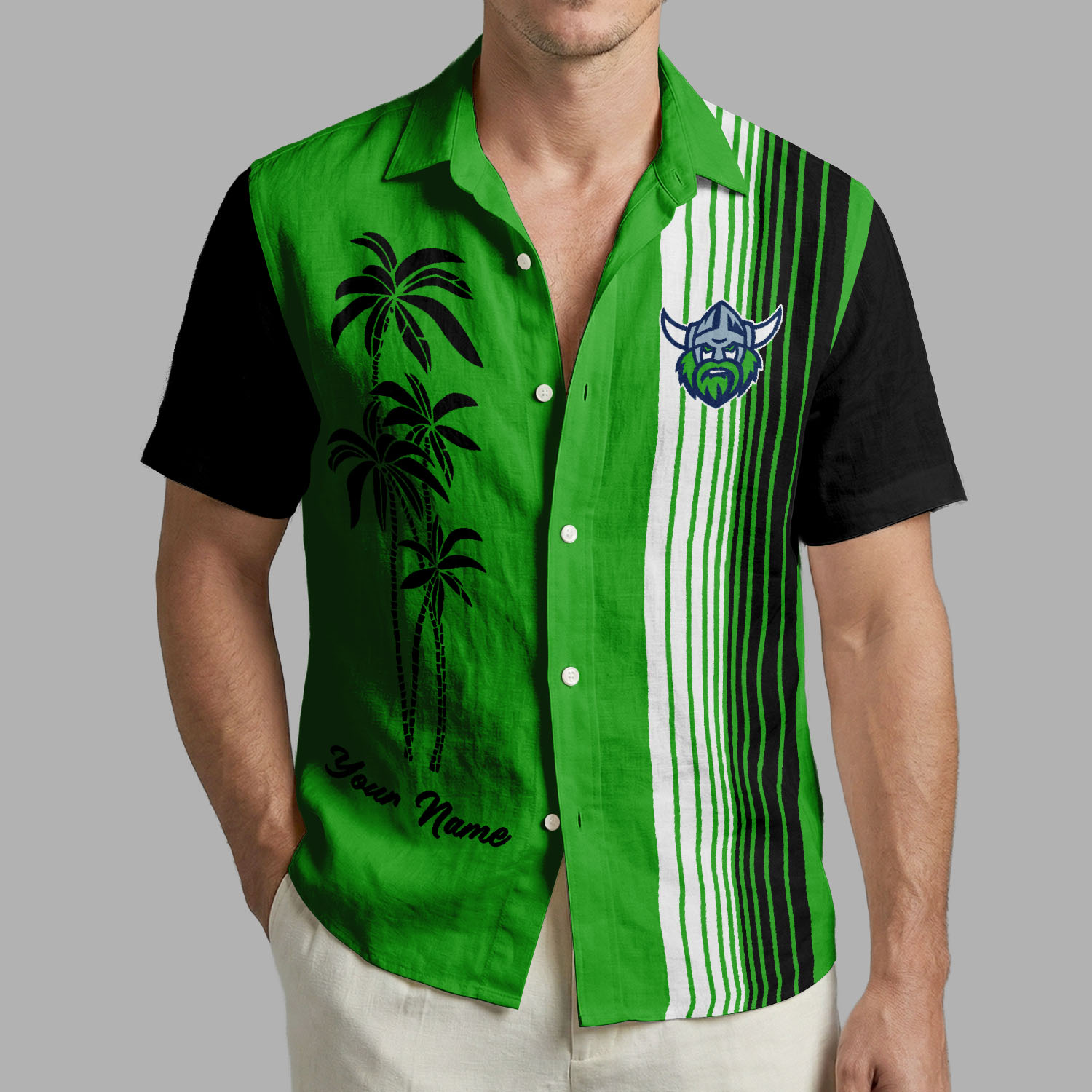 Auspiritmerch Canberra Raiders Personalized Hawaiian Shirt Gift For Fans