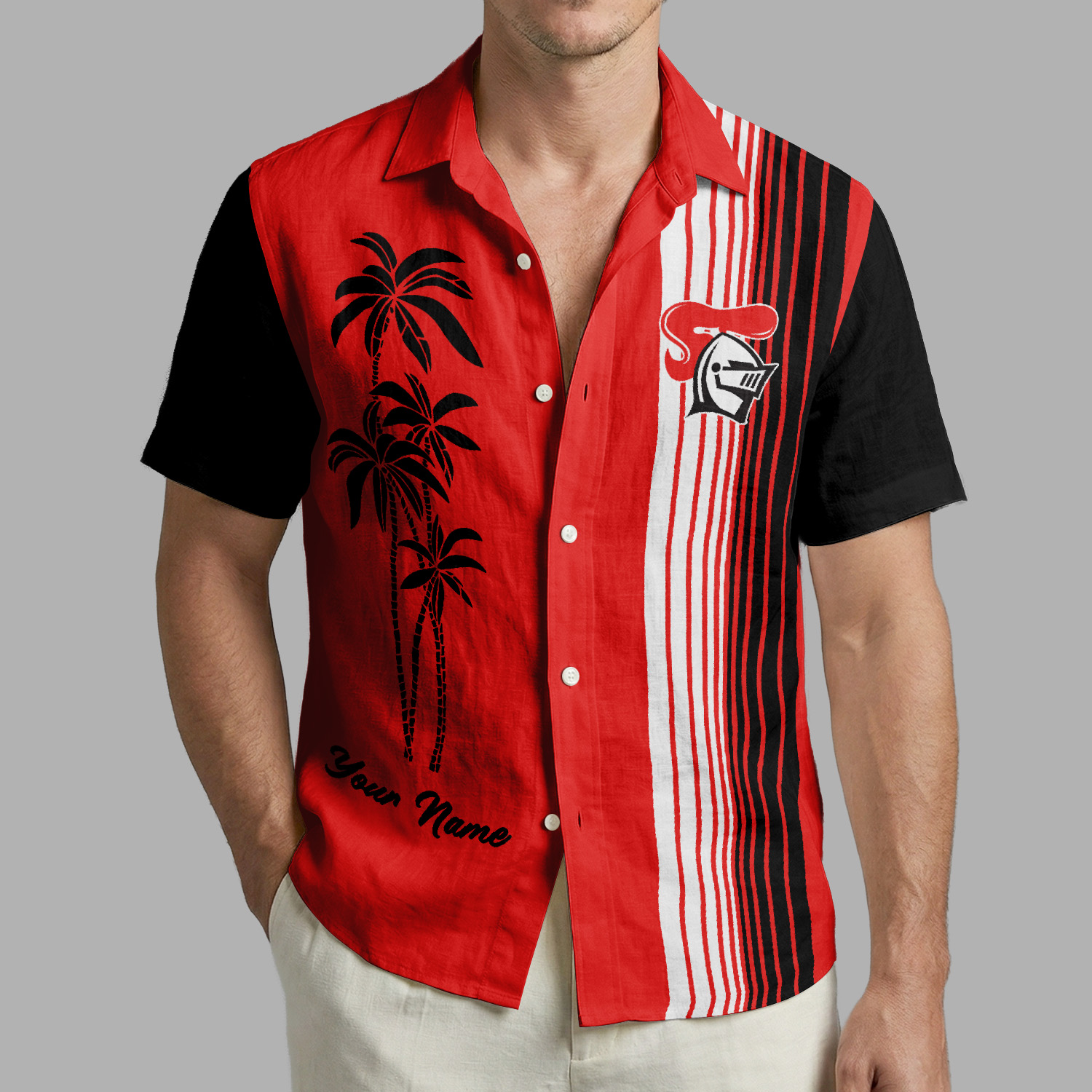 Auspiritmerch Newcastle Knights Personalized Hawaiian Shirt Gift For Fans