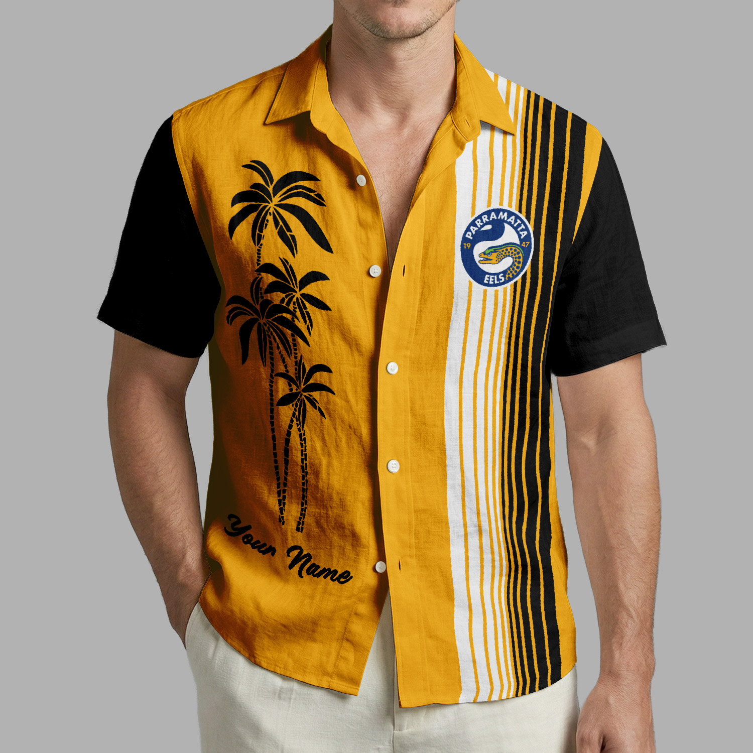 Auspiritmerch Parramatta Eels Personalized Hawaiian Shirt Gift For Fans
