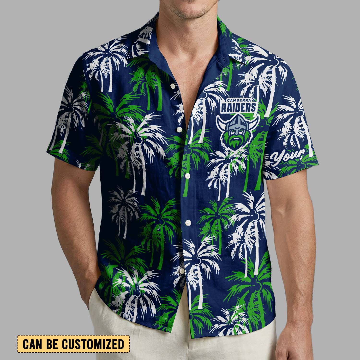 Auspiritmerch Canberra Raiders Personalized Hawaiian Shirt Gift For Fans