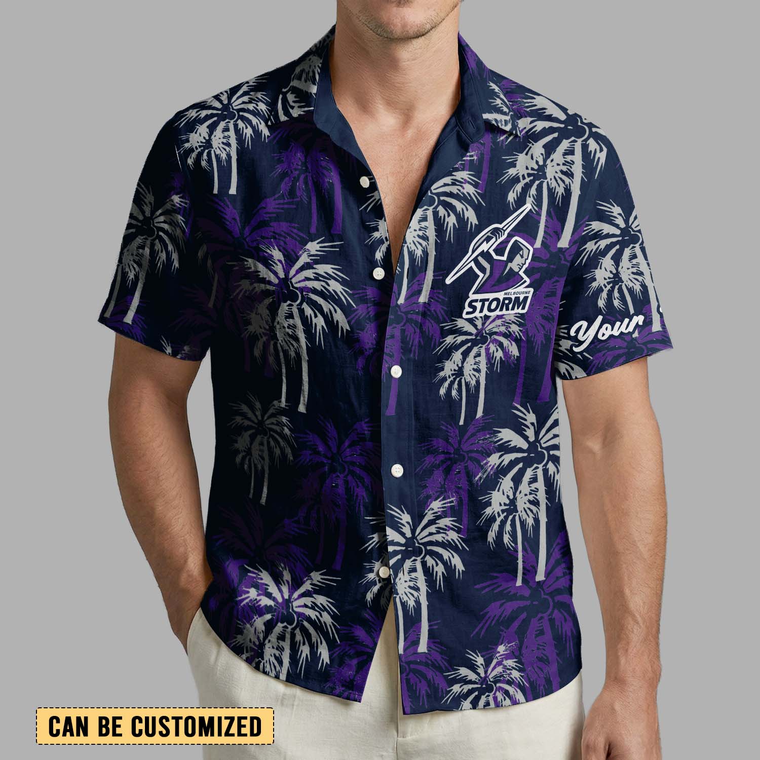 Auspiritmerch Melbourne Storm Personalized Hawaiian Shirt Gift For Fans