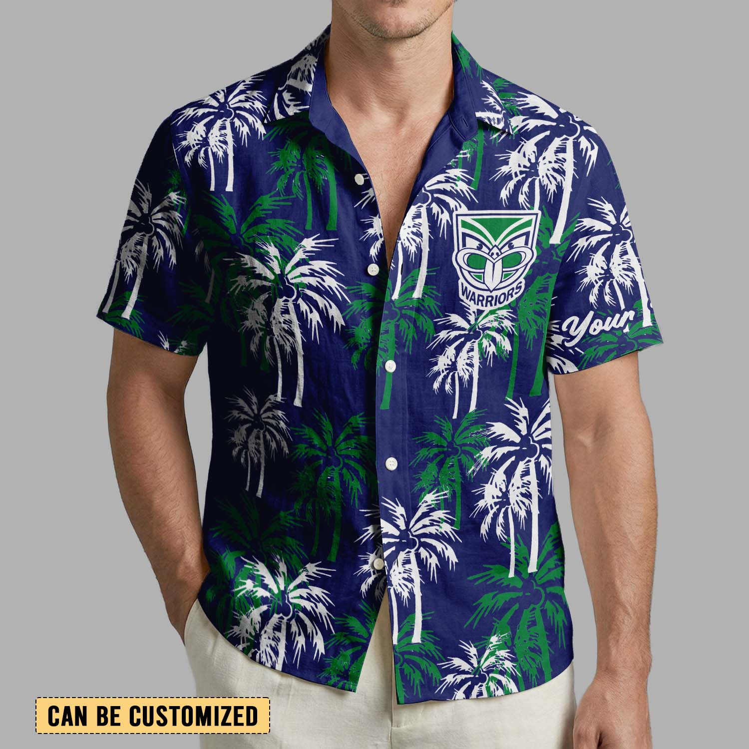 Auspiritmerch New Zealand Warriors Personalized Hawaiian Shirt Gift For Fans