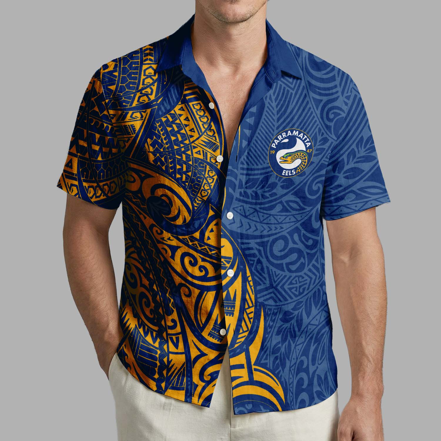 Auspiritmerch Parramatta Eels Personalized Hawaiian Shirt Gift For Fans