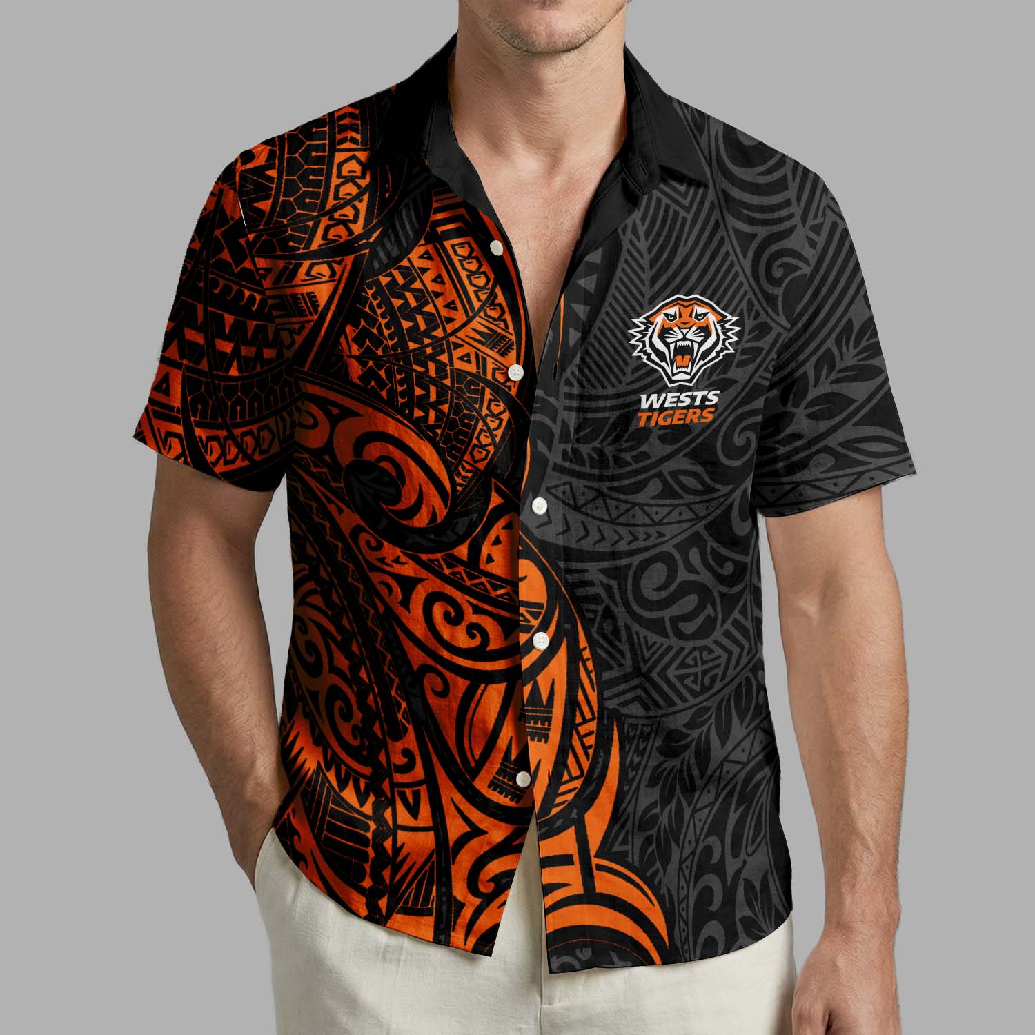 Auspiritmerch Wests Tigers Personalized Hawaiian Shirt Gift For Fans