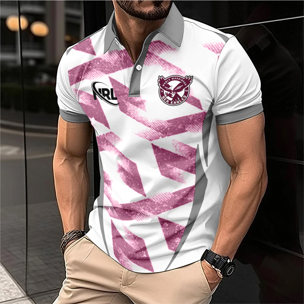 Auspiritmerch Manly Warringah Sea Eagles Personalized Polo Shirt Gift For Fans