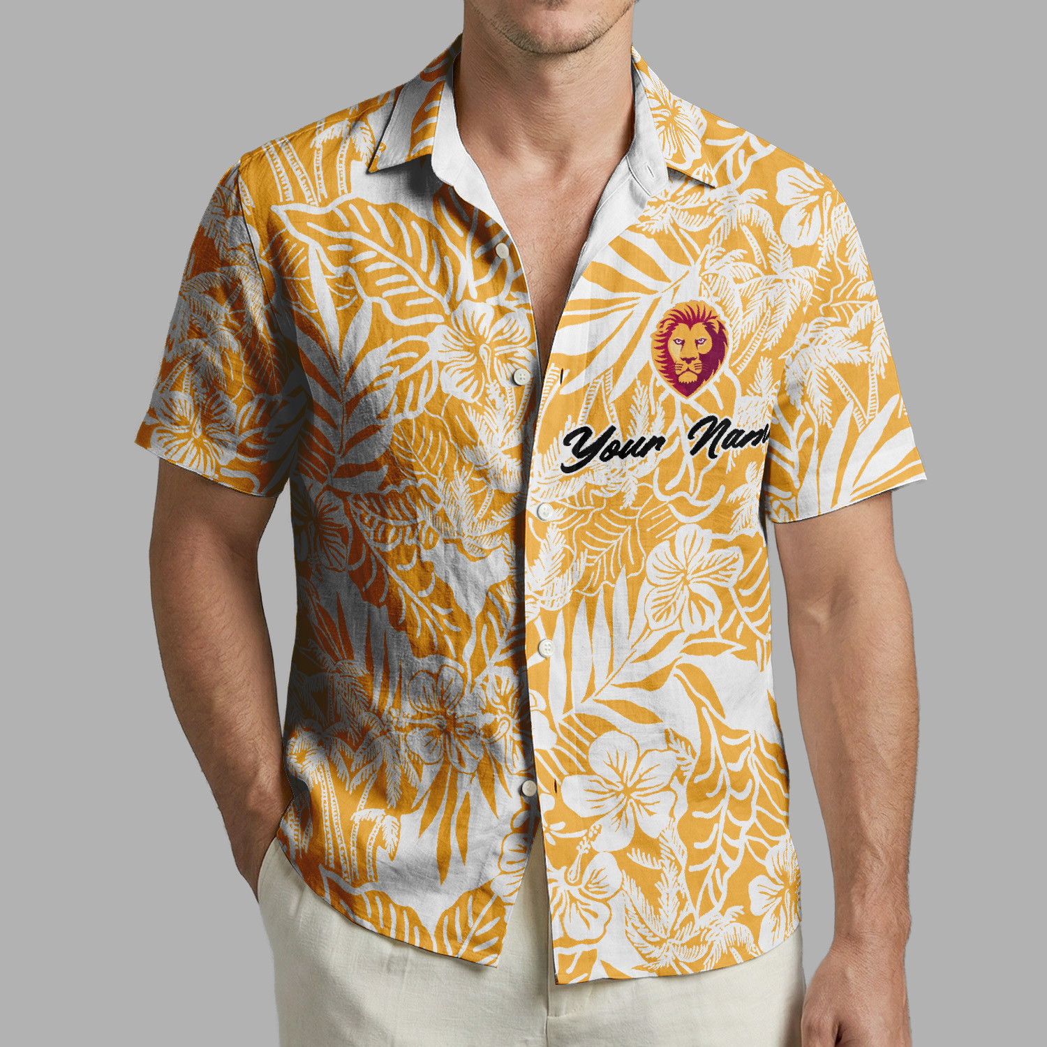Auspiritmerch Brisbane Lions Personalized Hawaiian Shirt Gift For Fans