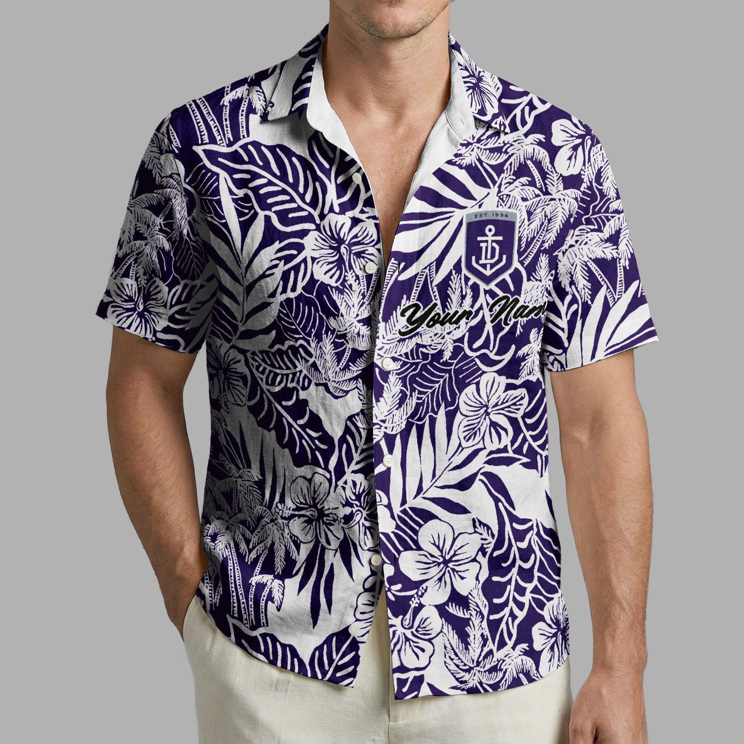 Auspiritmerch Fremantle Dockers Personalized Hawaiian Shirt Gift For Fans