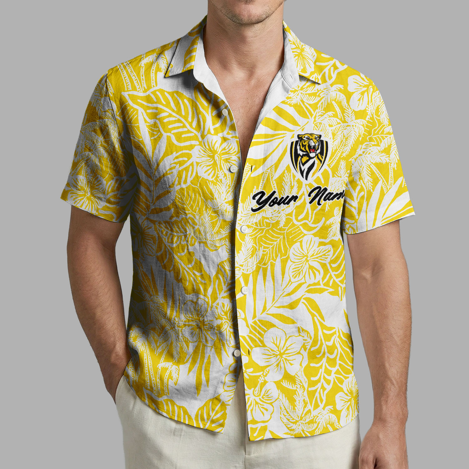 Auspiritmerch Richmond Tigers Personalized Hawaiian Shirt Gift For Fans