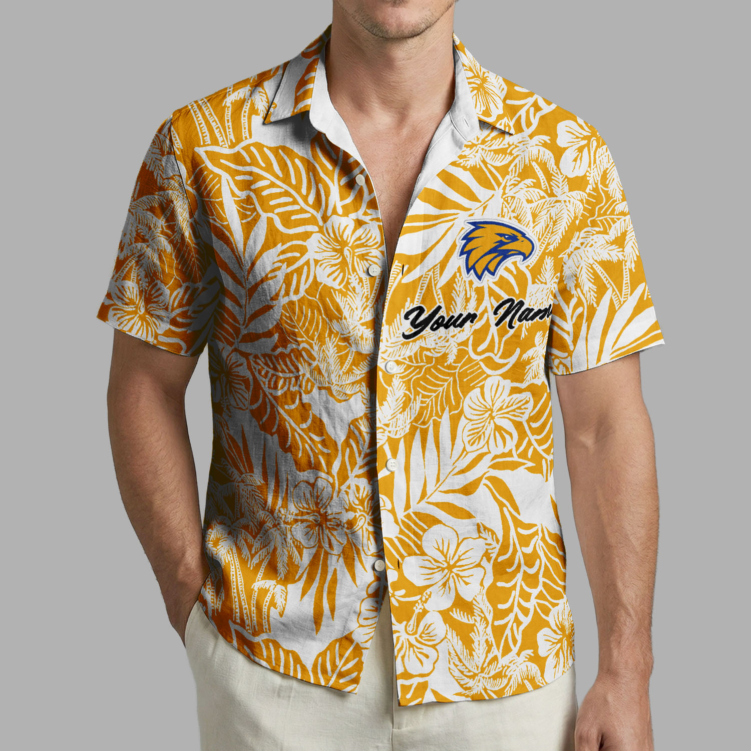 Auspiritmerch West Coast Eagles Personalized Hawaiian Shirt Gift For Fans