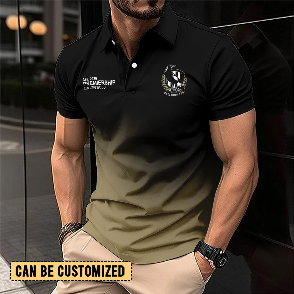 Auspiritmerch Collingwood Magpies Personalized Polo Shirt Gift For Fans