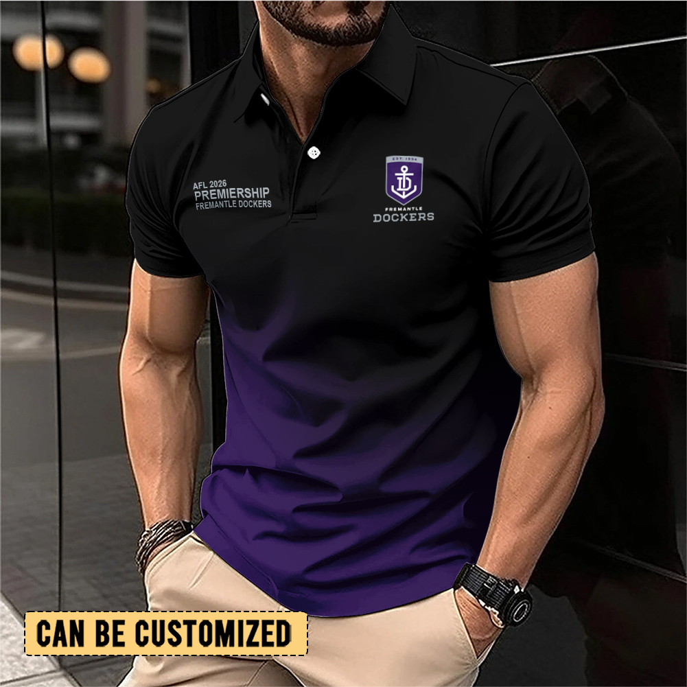 Auspiritmerch Fremantle Dockers Personalized Polo Shirt Gift For Fans