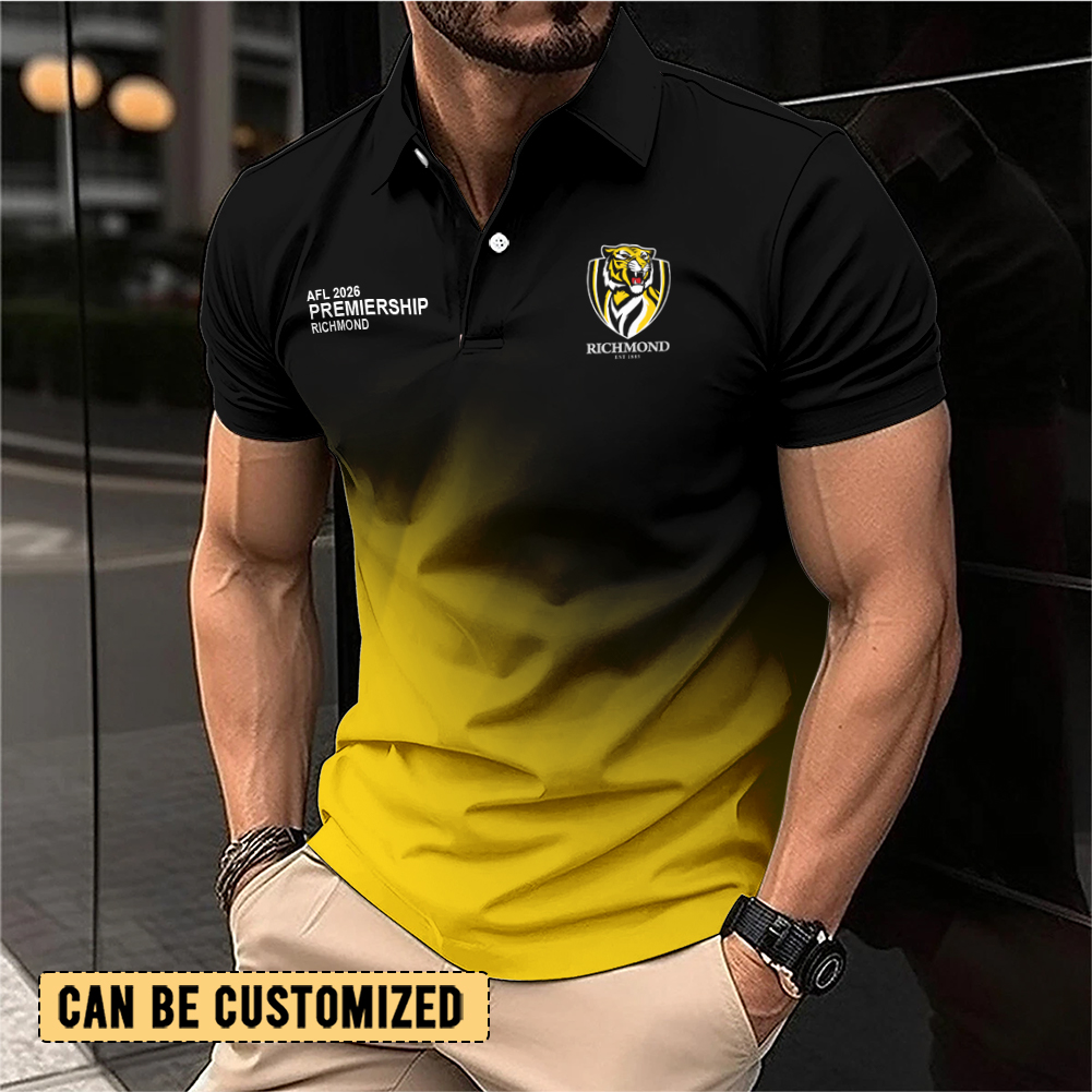 Auspiritmerch Richmond Tigers Personalized Polo Shirt Gift For Fans