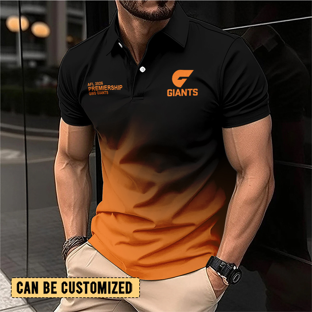 Auspiritmerch GWS Giants Personalized Polo Shirt Gift For Fans