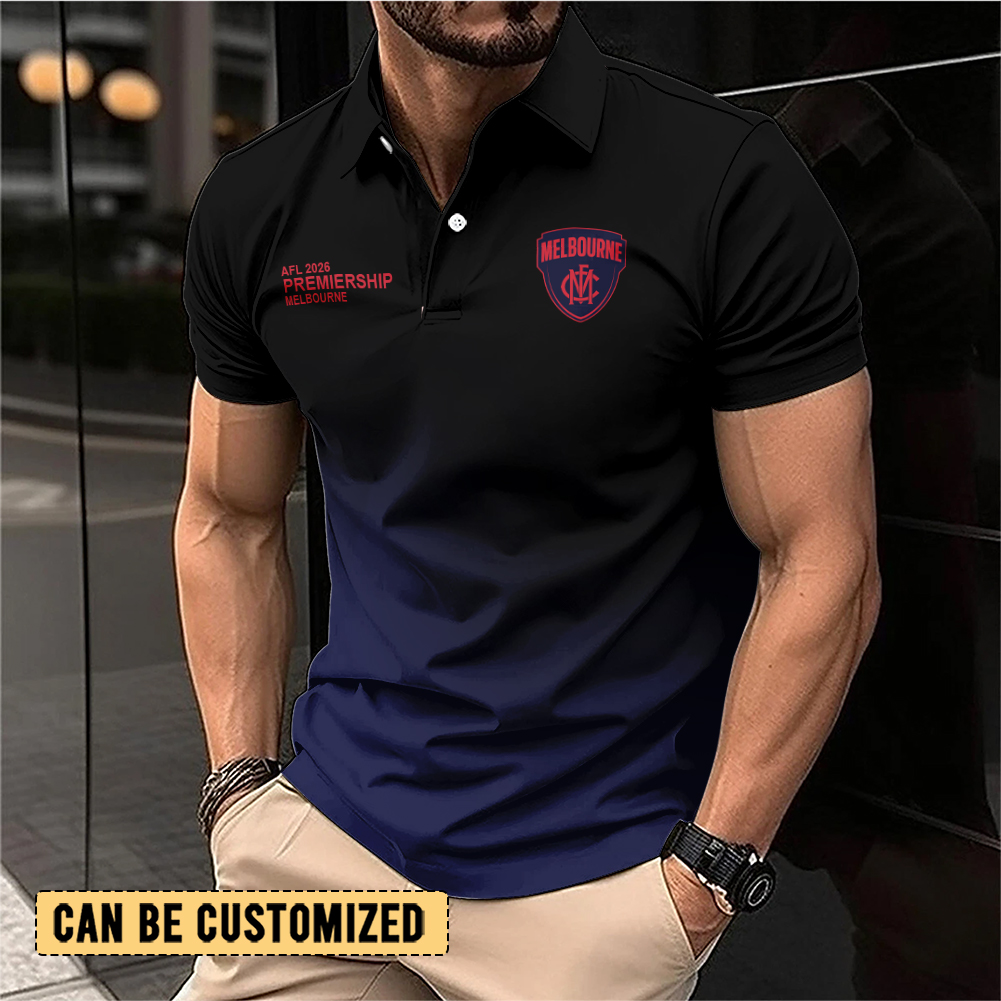 Auspiritmerch Melbourne Demons Personalized Polo Shirt Gift For Fans