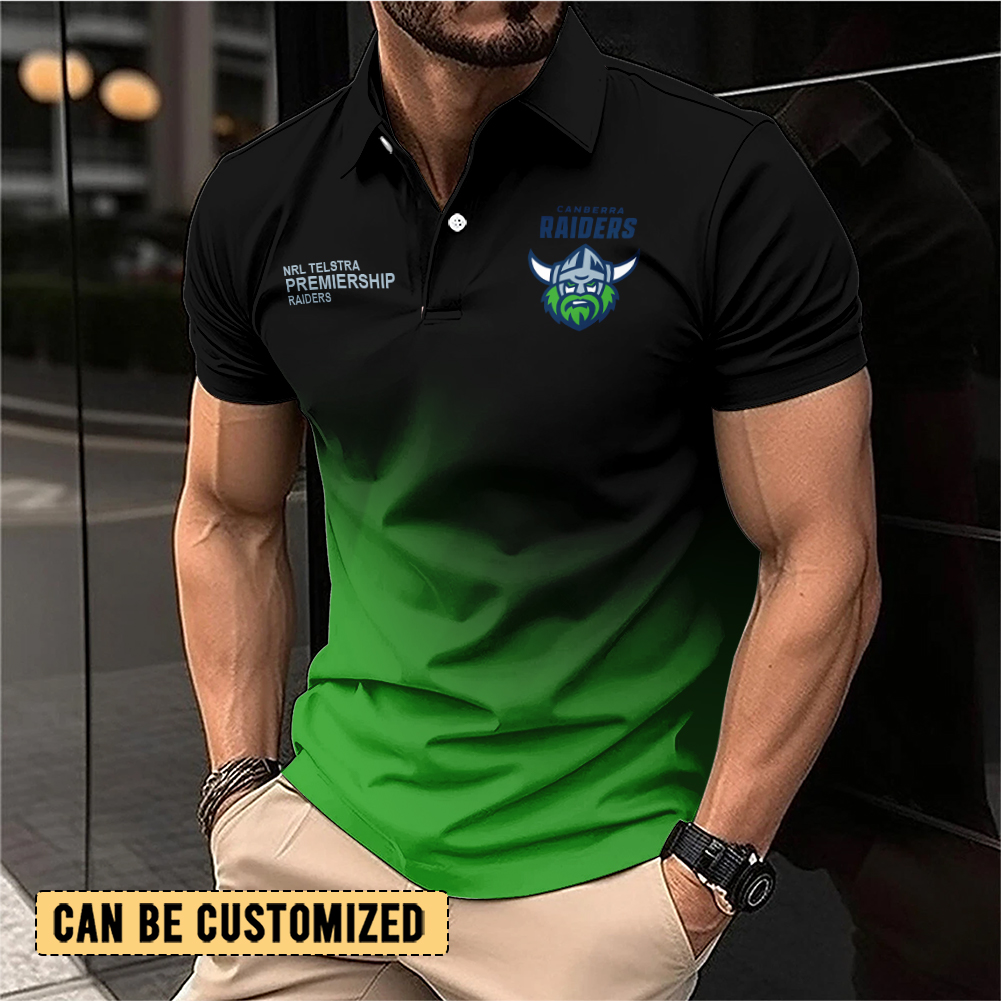 Auspiritmerch Canberra Raiders Personalized Polo Shirt Gift For Fans