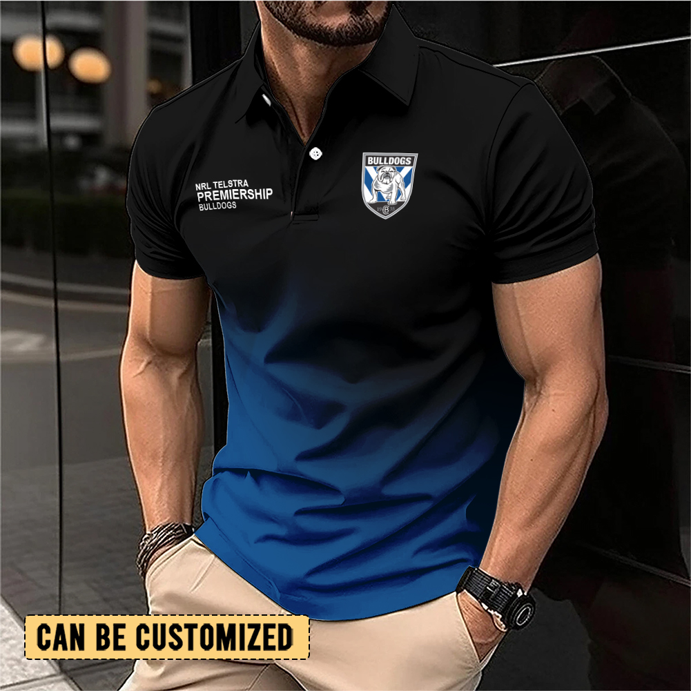 Auspiritmerch Canterbury-Bankstown Bulldogs Personalized Polo Shirt Gift For Fans